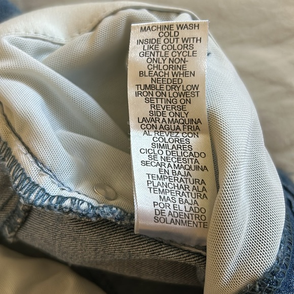 EUC Wit & Wisdom ‘Ab’Solution Raw Hem Slit Straight jeans - Picture 9 of 11